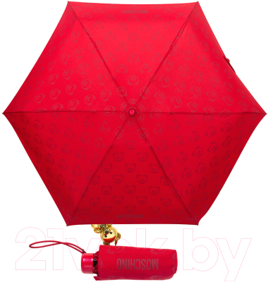 Зонт складной Moschino 8043-SuperminiС Monobear Red