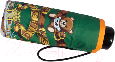 Зонт складной Moschino 8044-superminiA Belts Bear Beige Multi
