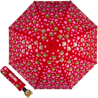 

Зонт складной, 8048-OCС Bear Hearts Allover Red