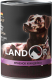 Влажный корм для собак Landor Для собак всех пород ягненок с индейкой / 4250084 (400г) - 