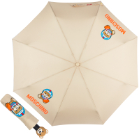 

Зонт складной Moschino, 8053-OCD US Football Bear Beige