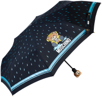 Зонт складной Moschino 8058-OCA Bear in the rain Black - 