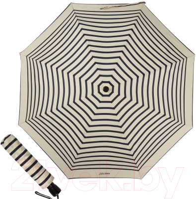 Зонт складной Jean Paul Gaultier 207-OC Stripes Crema/Blue