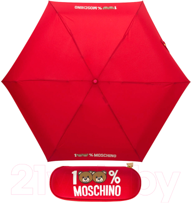 Зонт складной Moschino 8071-SuperminiIC 100% Moschino Red
