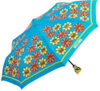 Зонт складной Moschino 8126-OCP Flower Bear Light Blue - 