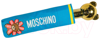 Зонт складной Moschino 8126-OCP Flower Bear Light Blue