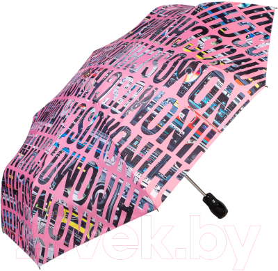Зонт складной Moschino 8600-OCA Boombox Pink