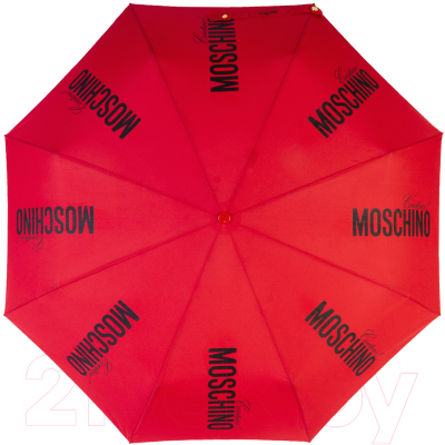 Зонт складной Moschino 8730-OCA Couture Gold Red