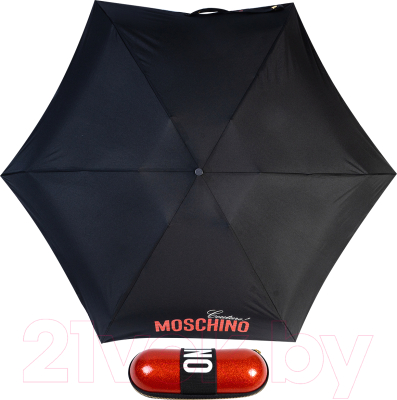 Зонт складной Moschino 8900-SuperminiH Glitter Red