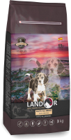 

Корм для собак Landor, Для щенков всех пород от 1 до 18 месяцев утка с рисом / 7843313