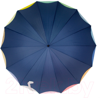 Зонт-трость Guy De Jean 6397-LA Rainbow Blu Long