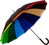 Зонт-трость Guy De Jean 6397-LA Rainbow Noir Long - 