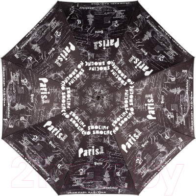 Зонт-трость Jean Paul Gaultier 1312-LA Ecritues Noir