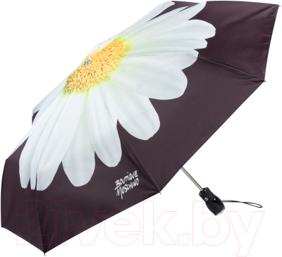 Зонт складной Moschino 7006-OCA Giant Daisy Black