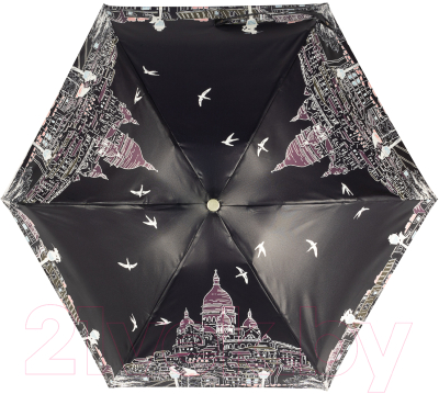Зонт складной Guy De Jean 3025-OC Montmatre Noir