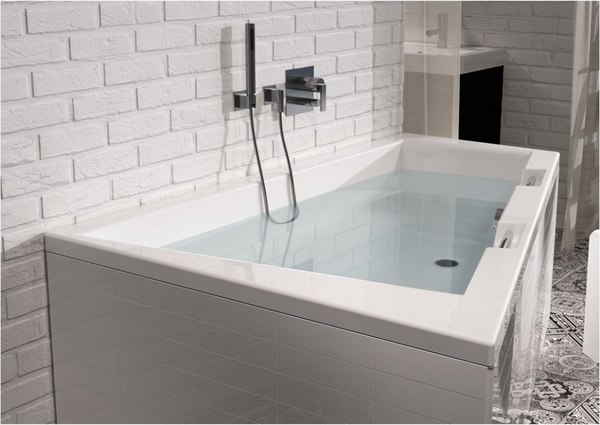 Купить Ванна акриловая Riho Doppio 180 R / BA90005 в Гродно