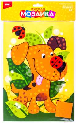 Изображение товара Набор для творчества Lori Мягкая мозаика. Собачка / Кэ-016