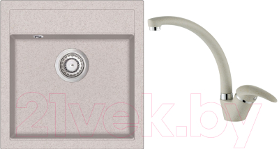 

Мойка кухонная Aquasanita, Tesa SQT 100 + смеситель Ambra 2813 110