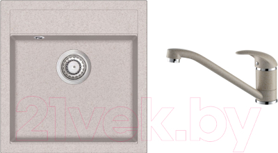 

Мойка кухонная Aquasanita, Tesa SQT 100 + смеситель Eko 2561 110