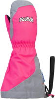 Перчатки лыжные Reusch Walter / 4985502 3500 (р-р 0, Mitten Pink Glo/Reflectiv) - 