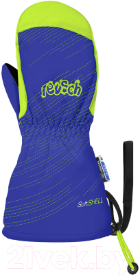 Варежки лыжные Reusch Maxi R-Tex XT Mitten Surf The Web / 4985515 4507 (р-р 2, Green Gecko)