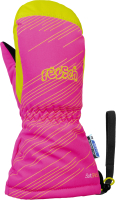 Варежки лыжные Reusch Maxi R-Tex XT Mitten Knockout / 4985515-3298 (р-р 2, Pink/Lime) - 
