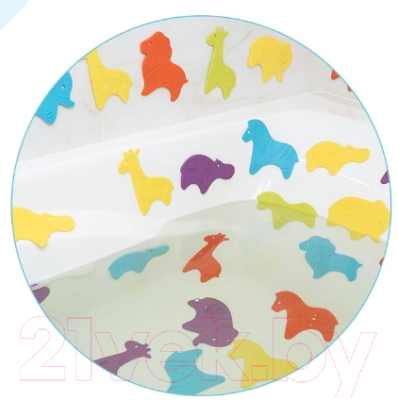 Комплект ковриков для купания Roxy-Kids Safari / RBM-010-CB (5шт)