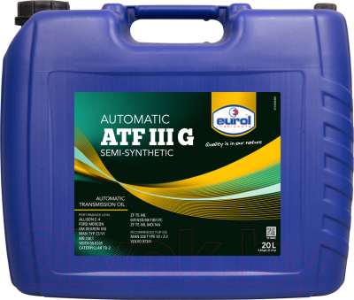 

Трансмиссионное масло Eurol, ATF III G / E113665-20L