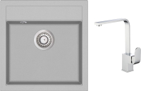 

Мойка кухонная со смесителем Aquasanita, Tesa SQT100W + смеситель Signa 2083 001