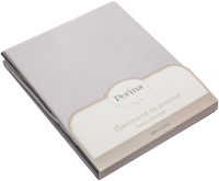Простыня для малышей Perina На резинке / ПР-160.6 (серый) - 