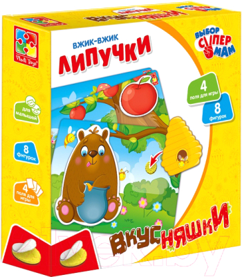 

Развивающая игра Vladi Toys, Вжик-вжик липучки. Вкусняшки / VT1302-18