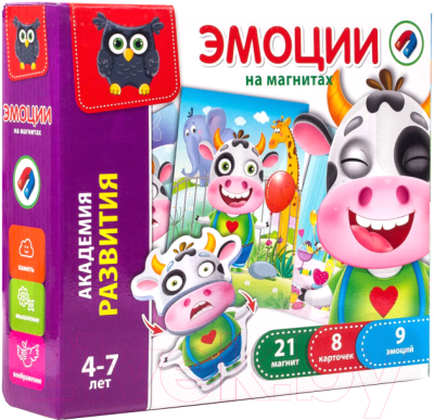 

Развивающая игрушка Vladi Toys, Эмоции на магнитах / VT5422-01