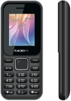 Мобильный телефон Texet TM-123 (черный) - 