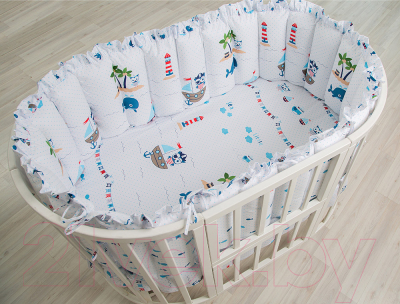 

Комплект постельный в кроватку Pituso, Морское приключение / КТ-111/р/6