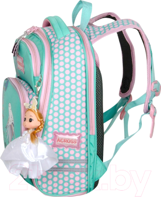 Школьный рюкзак Across ACR18-178A-10 (бирюзовый/розовый)