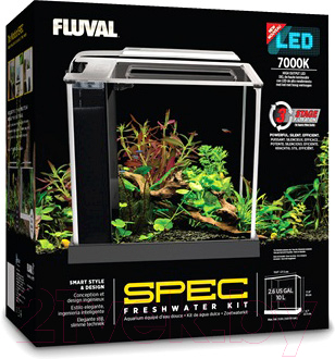 Аквариумный набор Fluval Spec III / 10515 (черный)