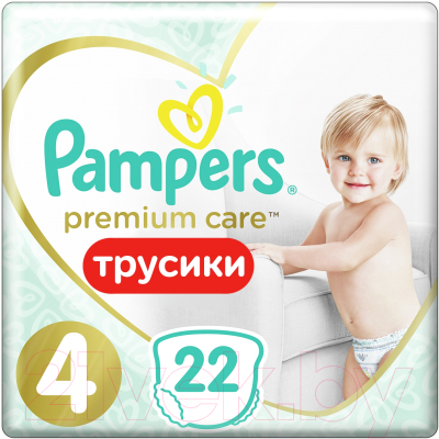 Подгузники-трусики детские Pampers Premium Care Pants 4 Maxi (22шт)