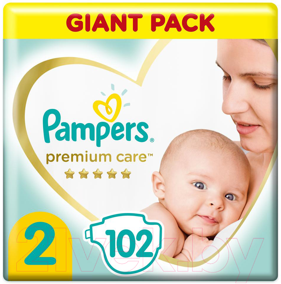 Подгузники детские Pampers Premium Care 2 Mini (102шт)