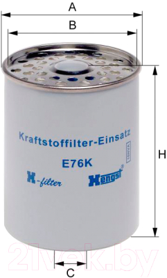 Изображение товара Топливный фильтр Hengst E76KD42
