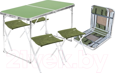 Комплект складной мебели Ника ССТ-К2 (зеленый/экстрим)