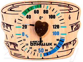 Термогигрометр для бани Невский банщик Шайка / Б1157