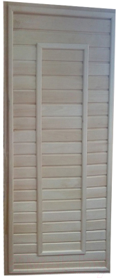 Деревянная дверь для бани Doorwood ДГ 170x70 (глухая)
