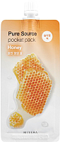 Маска для лица гелевая Missha Pure Source Pocket Pack Honey ночная (10мл) - 