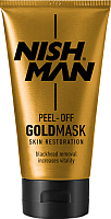 

Маска-пленка для лица NishMan, Peel-Off Gold Mask