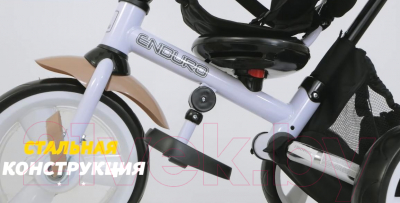 Трехколесный велосипед с ручкой Lorelli Enduro Eva Red Black Luxe / 10050412103