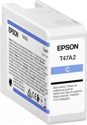 

Картридж Epson, Голубой, T47A2 (C13T47A200)