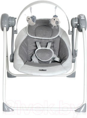 Качели для новорожденных Lorelli Portofino Cool Grey Stars / 10090062147
