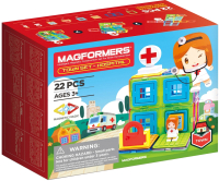 

Конструктор магнитный Magformers, Town Set – Hospital / 717006
