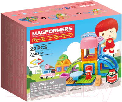 

Конструктор магнитный Magformers, Town Set – Ice Cream / 717008