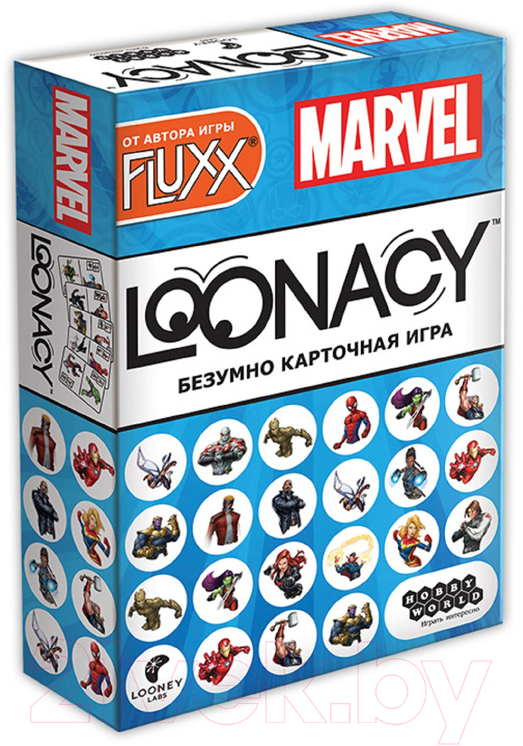 Мир Хобби Loonacy Marvel / 915295 Настольная игра купить в Минске, Гомеле,  Витебске, Могилеве, Бресте, Гродно